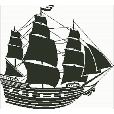 Pirate Ship Silhouette (Charting Creations)