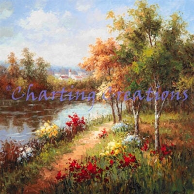 Poppies And Stream (Peter Hulsey)