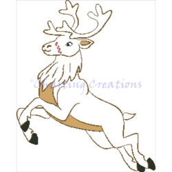 Reindeer Silhouette (Charting Creations)