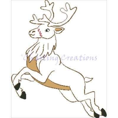 Reindeer Silhouette (Charting Creations)