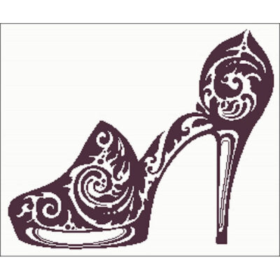 Sexy Shoes Silhouette (Charting Creations)