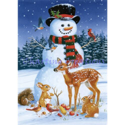 Snowman With Friends (William Vanderdasson)