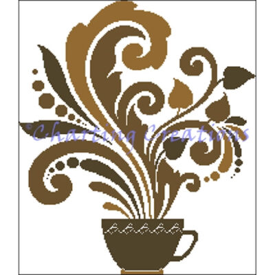 Teacup Silhouette 1 (Charting Creations)