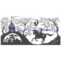 The Triumphant Ride Silhouette Large  (Charting Creations)