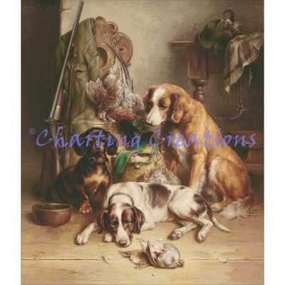 Three Hunting Dogs (Charting Creations)
