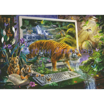 Tiger Coming To Life Large (Jan Patrik  Krasny)