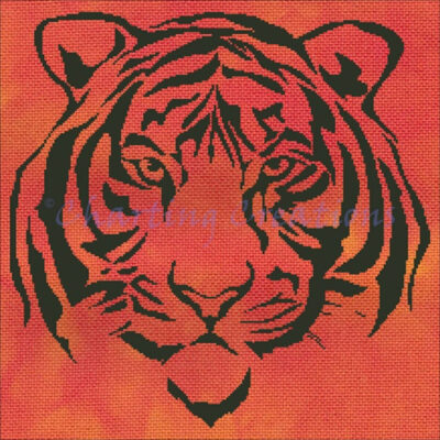 Tiger Silhouette (Charting Creations)