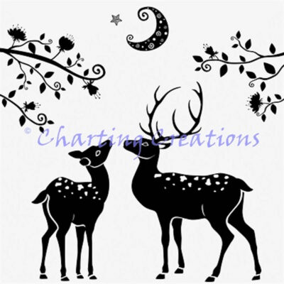 Under The Moon Silhouette (Charting Creations)