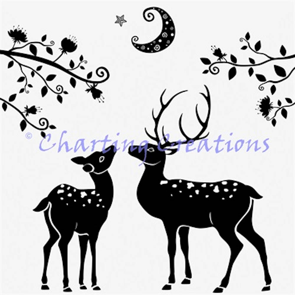 Under The Moon Silhouette (Charting Creations)