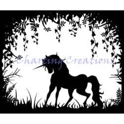 Unicorn Silhouette (Charting Creations)