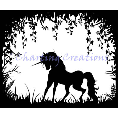 Unicorn Silhouette (Charting Creations)