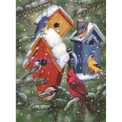 Winter Birdhouses (William Vanderdasson)