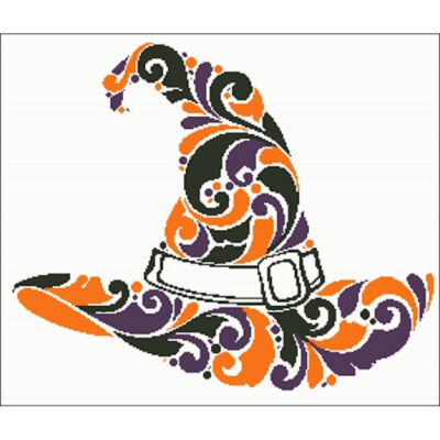 Witch's Hat Silhouette (Charting Creations)