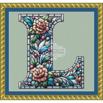 Floral Alphabet L (SNIPPET) (Anna Baldina)