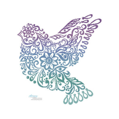 Dove Silhouette (Colour)
