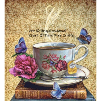 Tea and Books (portion)