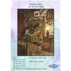 Bedtime Story (Chris Dunn/PFC) - 18 count EC ready-to-ship kit (PDF + printed chart included)