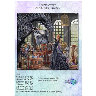 Dragon Artist (Nene Thomas/PFC) - 25 count EC ready-to-ship kit (PDF included)