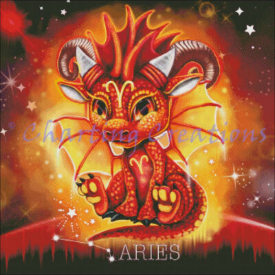 Zodiac Lil Dragonz Aries (Sheena Pike Art And Illustration)