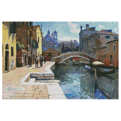 Canal in Venice (Peder Mork Monsted)