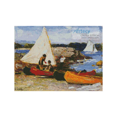 Canoes and Sailboats (The Athenaeum)