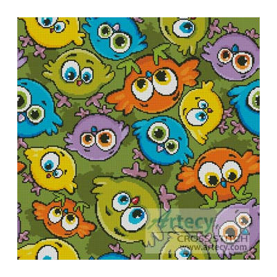 Cartoon Birds Cushion 2 (Natuskadpi - Fotolia)