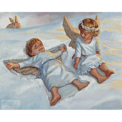 Cherubs Snow Angels (David Lindsley/ artlicensing)