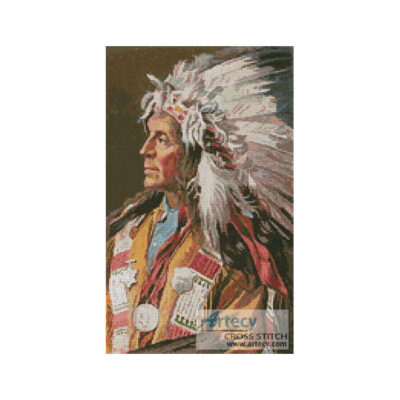 Chief (an antique print)