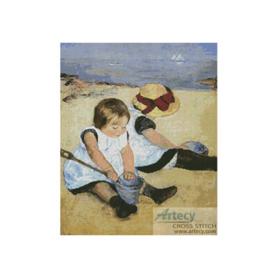 Children Playing on the Beach (Mary Cassatt)