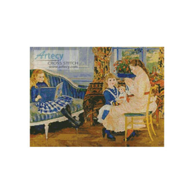 Childrens afternoon at Wargemont (Pierre-Auguste Renoir)