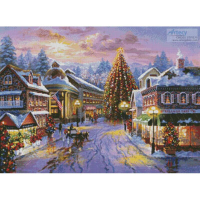Christmas Eve in the Village (Nicky Boehme/ Art Licensing Int'l)