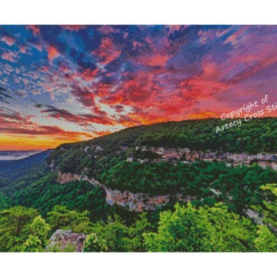 Cloudland Canyon Sunrise (Andy Crawford)