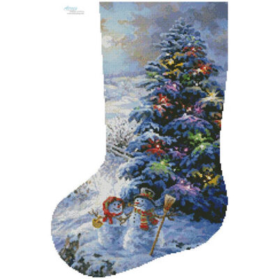 Country Shopping Stocking (Left) (Nicky Boehme)