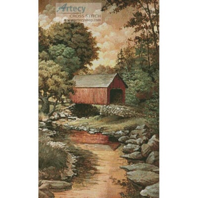 Covered Bridge Painting (Tom Antonishak)