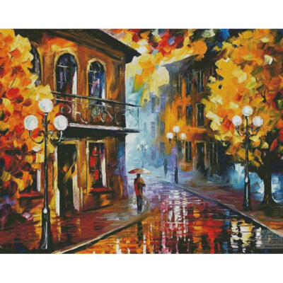 Fall Rain 2 (Large) (Leonid Afremov)