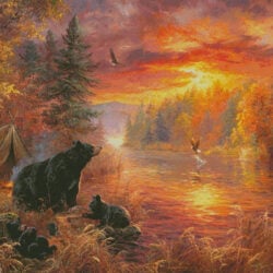 Fishing Camp (Large) (Abraham Hunter)
