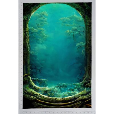 Fabric Flair - "Antique Underwater View"