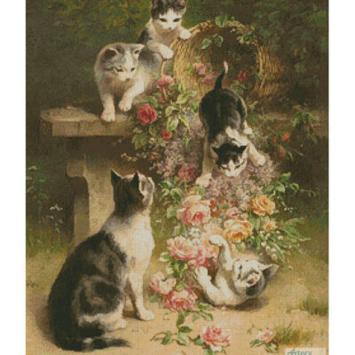 Cats and Flowers (Carl Reichert)