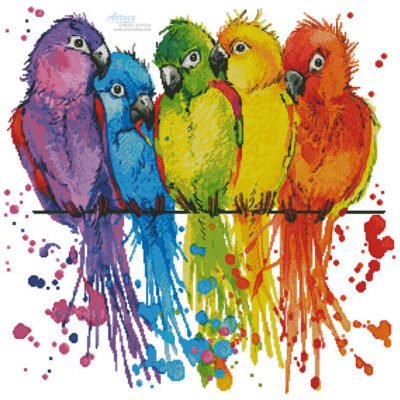 Colourful Birds (Lena Faenkova)