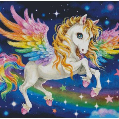 Cute Rainbow Pegasus (Large) (Kayomi Harai)