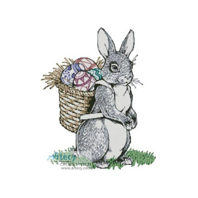 Easter Bunny Carrying Eggs (www.liquidlibrary.com)