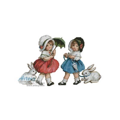 Easter Girls (http://www.iclipart.com)