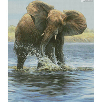 Elephant Painting (Joni Johnson Godsy and Cypress Fine Art Licensing)