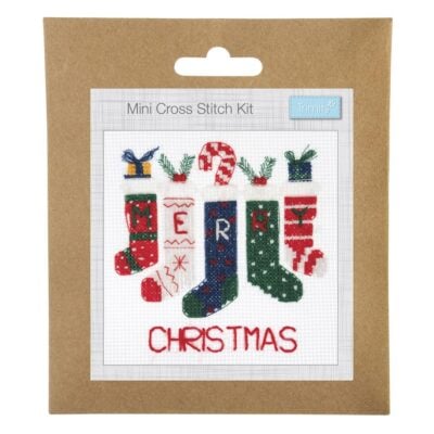 Counted Cross Stitch Kit: Christmas: Stockings