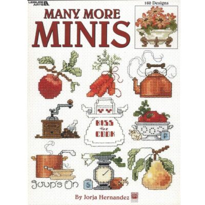 Leisure Arts Many More Minis Cross Stitch Book