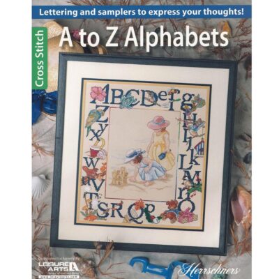 Leisure Arts Herrschners Cross Stitch A To Z Alphabets Book