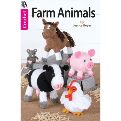 Leisure Arts Farm Animals Crochet Book
