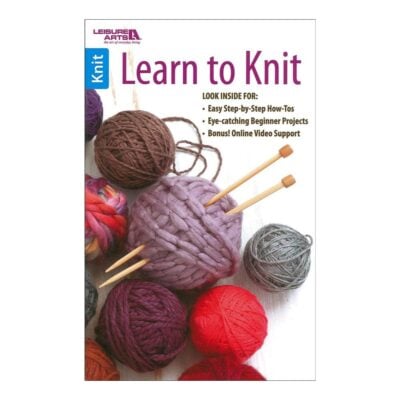 Leisure Arts Learn To Knit Book