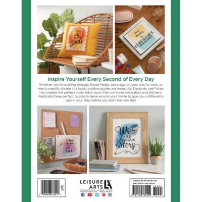 Positive Quotes In Cross Stitch Book - Image 2