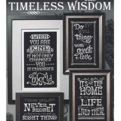 Stoney Creek Timeless Wisdom Cross Stitch Book
